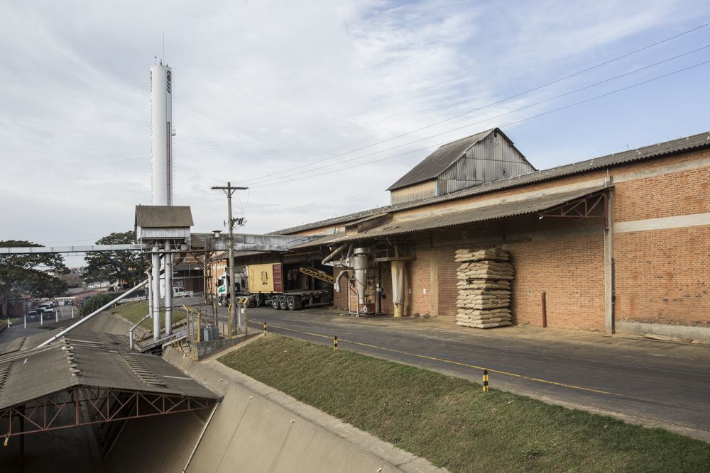 Instalações da Exportadora de café de Guaxupé