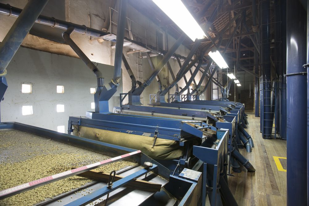 Alta tecnologia na exportadora guaxupe