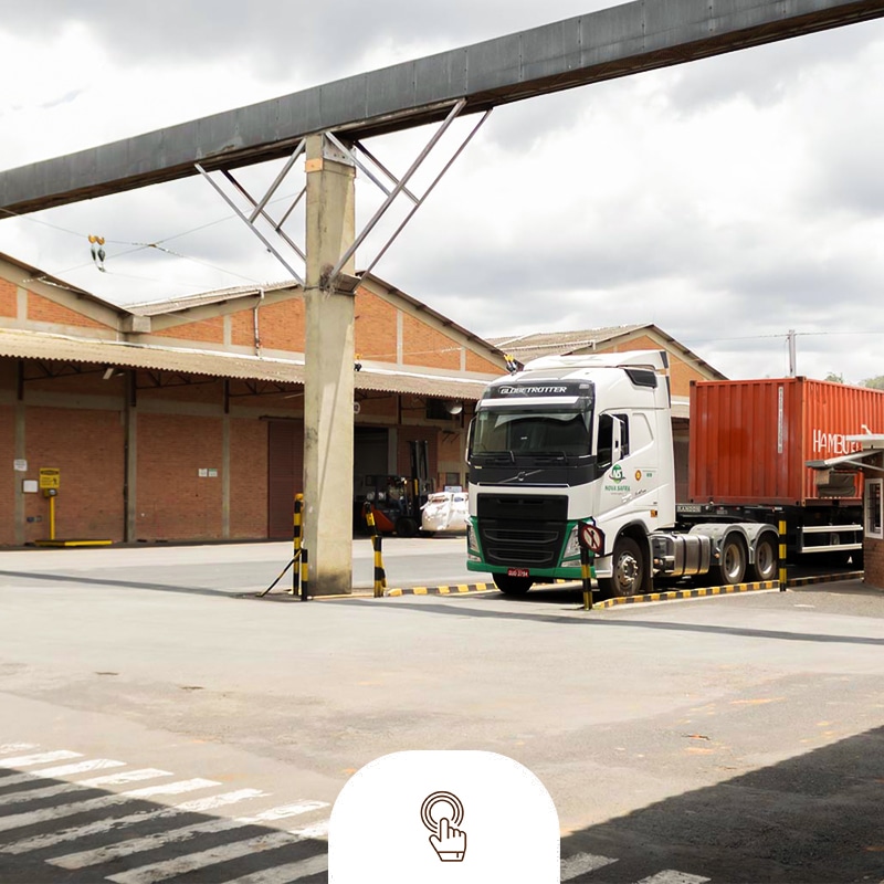 logistica de exportação de cafe